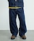 EMB DENIM PANTS
