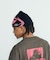 X MONSTER LOGO BEANIE