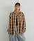 OVERDYED OMBRE CHECK SHIRT