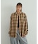 OVERDYED OMBRE CHECK SHIRT