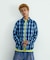 OVERDYED OMBRE CHECK SHIRT