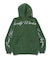 CURSIVE ZIP UP HOODED SWEATSHIRT