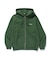 CURSIVE ZIP UP HOODED SWEATSHIRT