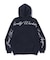 CURSIVE ZIP UP HOODED SWEATSHIRT