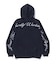 CURSIVE ZIP UP HOODED SWEATSHIRT