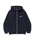 CURSIVE ZIP UP HOODED SWEATSHIRT