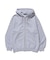 CURSIVE ZIP UP HOODED SWEATSHIRT