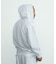 CURSIVE ZIP UP HOODED SWEATSHIRT