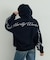 CURSIVE ZIP UP HOODED SWEATSHIRT