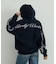 CURSIVE ZIP UP HOODED SWEATSHIRT