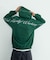 CURSIVE ZIP UP HOODED SWEATSHIRT