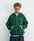 CURSIVE ZIP UP HOODED SWEATSHIRT