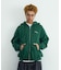 CURSIVE ZIP UP HOODED SWEATSHIRT