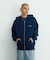 CURSIVE ZIP UP HOODED SWEATSHIRT