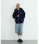 CURSIVE ZIP UP HOODED SWEATSHIRT