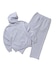 CURSIVE ZIP UP HOODED SWEATSHIRT