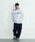 CURSIVE WIDE SWEAT PANTS
