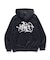TAGGING VELOUR ZIP HOODIE