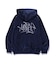 TAGGING VELOUR ZIP HOODIE