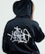 TAGGING VELOUR ZIP HOODIE