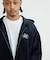 TAGGING VELOUR ZIP HOODIE