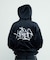 TAGGING VELOUR ZIP HOODIE