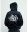 TAGGING VELOUR ZIP HOODIE