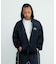 TAGGING VELOUR ZIP HOODIE