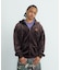 TAGGING VELOUR ZIP HOODIE
