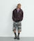 TAGGING VELOUR ZIP HOODIE
