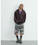 TAGGING VELOUR ZIP HOODIE