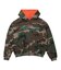 REVERSIBLE CAMO ZIP HOODED SWEATSHIRT