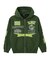 MULTI LOGO ZIP HOODED SWEATSHIRT