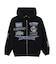 MULTI LOGO ZIP HOODED SWEATSHIRT
