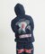 MULTI LOGO ZIP HOODED SWEATSHIRT