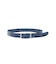SNAKE PATTERN LEATHER BELT