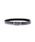 SNAKE PATTERN LEATHER BELT