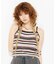 STRIPED TERRY CLOTH CAMISOLE