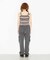 STRIPED TERRY CLOTH CAMISOLE