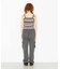 STRIPED TERRY CLOTH CAMISOLE