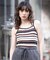 STRIPED TERRY CLOTH CAMISOLE