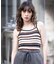 STRIPED TERRY CLOTH CAMISOLE
