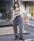 STRIPED TERRY CLOTH CAMISOLE