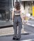 STRIPED TERRY CLOTH CAMISOLE