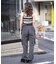 STRIPED TERRY CLOTH CAMISOLE