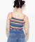 STRIPED TERRY CLOTH CAMISOLE