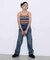STRIPED TERRY CLOTH CAMISOLE