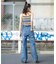 STRIPED TERRY CLOTH CAMISOLE