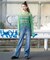 STRIPED TERRY CLOTH CAMISOLE