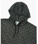 RETRO PATTERN MESH HOODIE